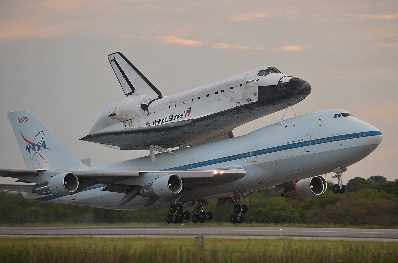 Space Shuttle Endeavour Departs Florida on Final Ferry Flight